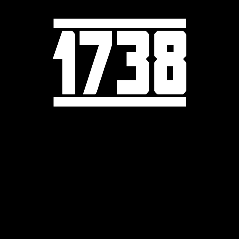 Graphic Design Featuring the Number 1738 Pin