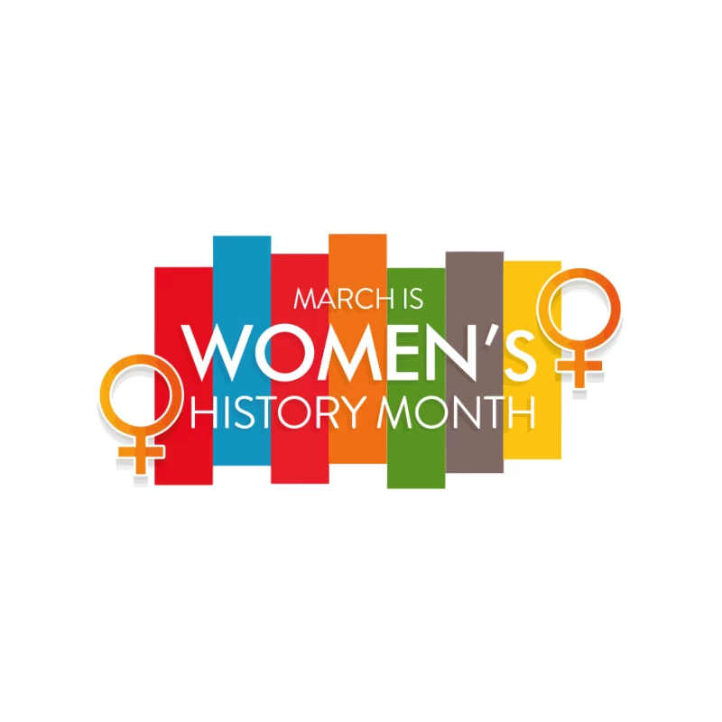 Bold & Modern Women's History Month Tribute Pin