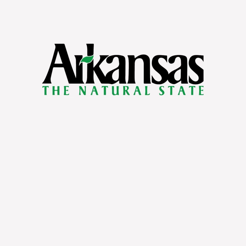 Arkansas Natural State Official Tourism Logo Design Male T-Shirt