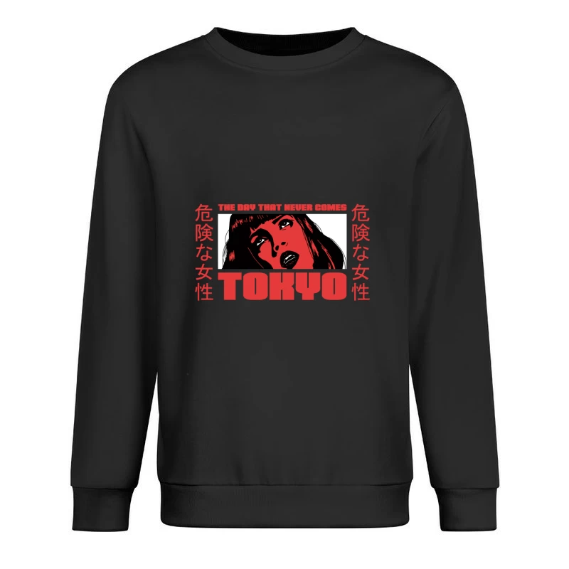Gefährliche Frau in Tokio Herren Pullover Sweatshirt