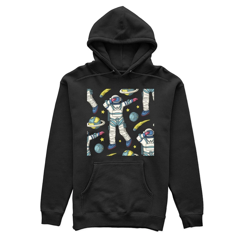 Weltraum-Abenteuer mit Astronauten Damen Pullover Hoodie