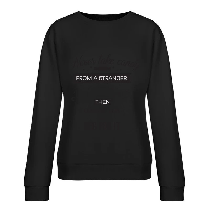 Citrouille et friandises pour Halloween Femme Sweat-shirt à enfiler
