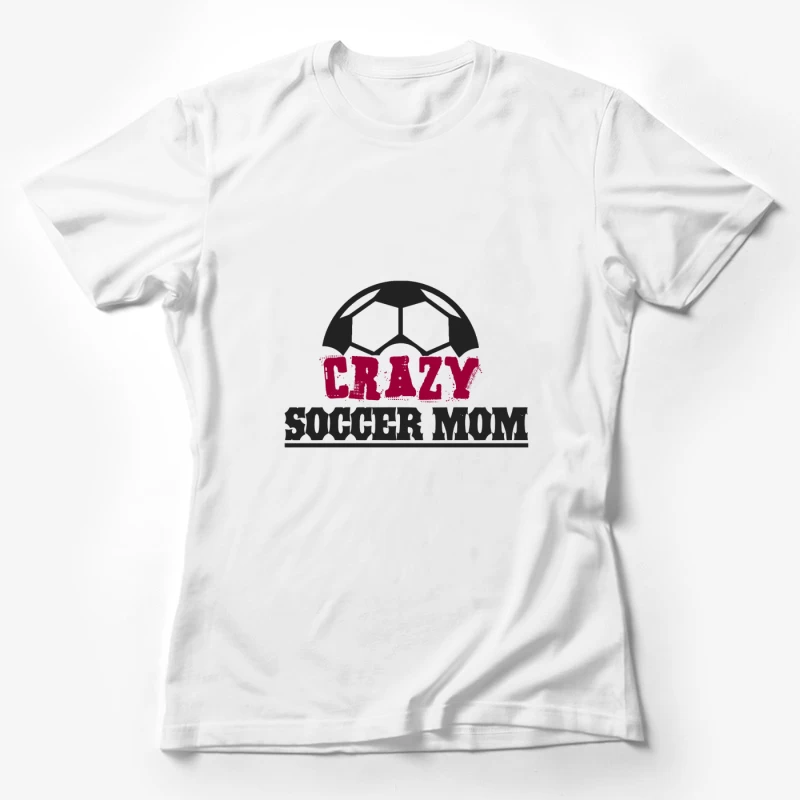 Conception humoristique de maman de football Femme T-Shirt