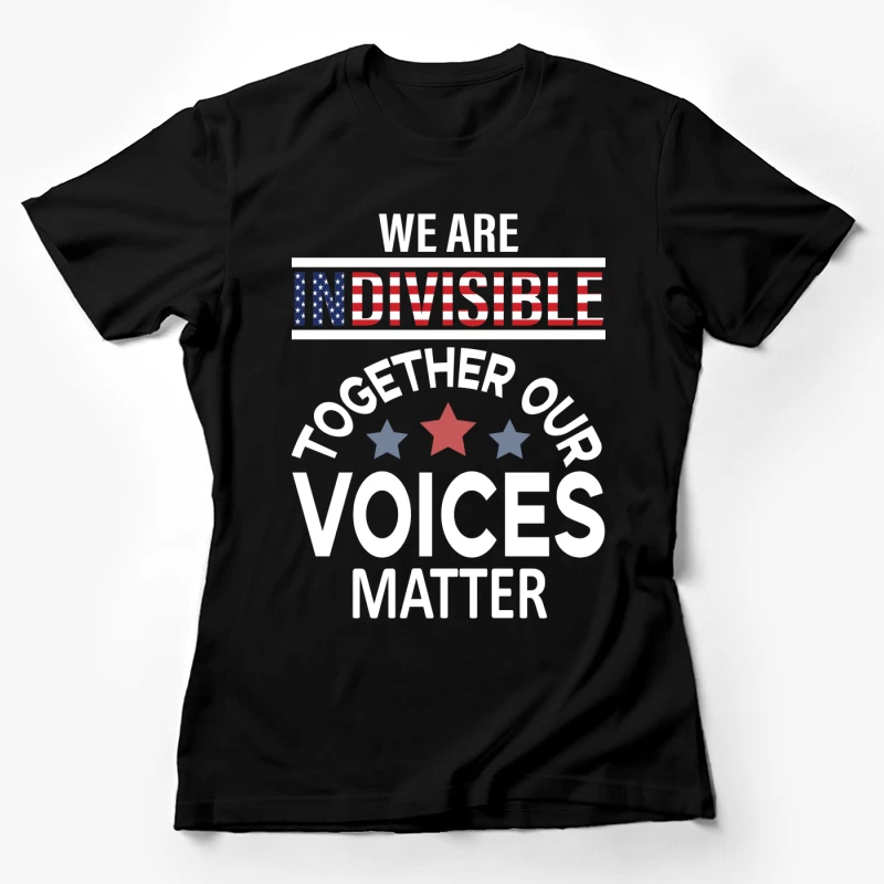 Unité et voix communes pour le changement Femme T-Shirt
