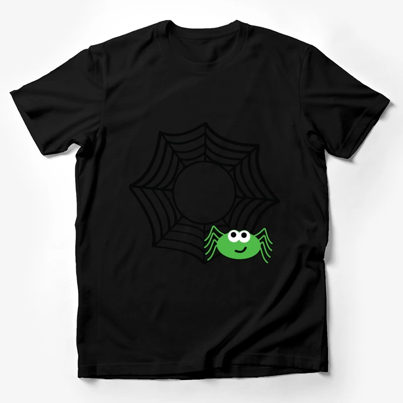 Araignée verte dans sa toile Homme T-Shirt