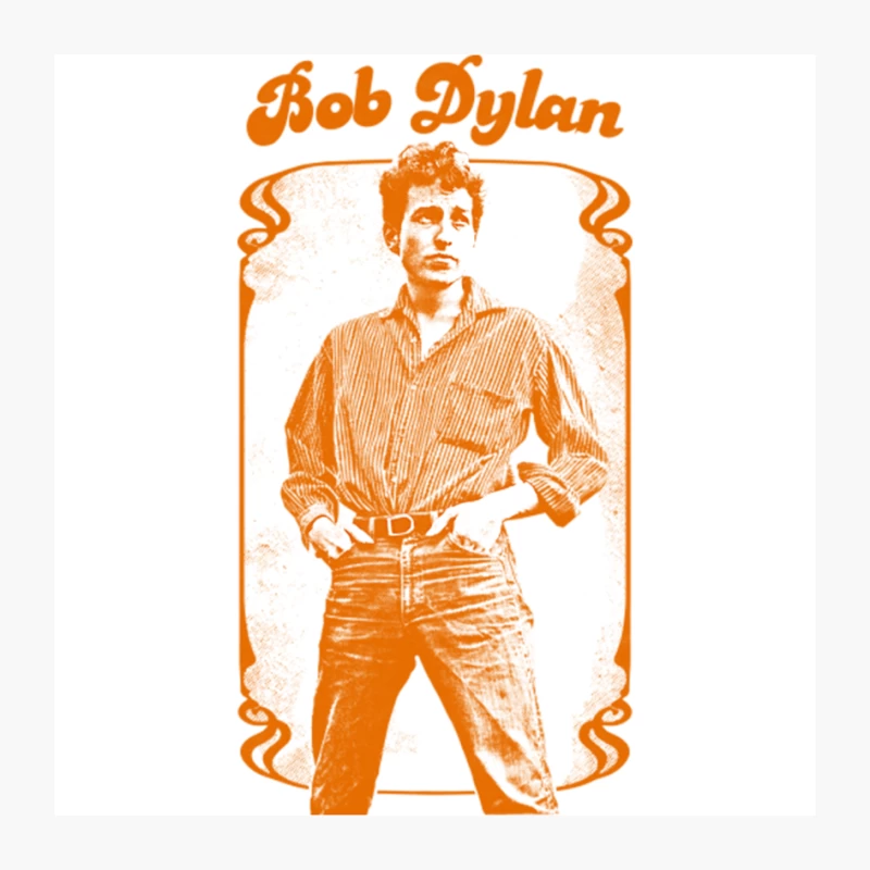 Bob Dylan  Original Vintage Style Fan Design Pin