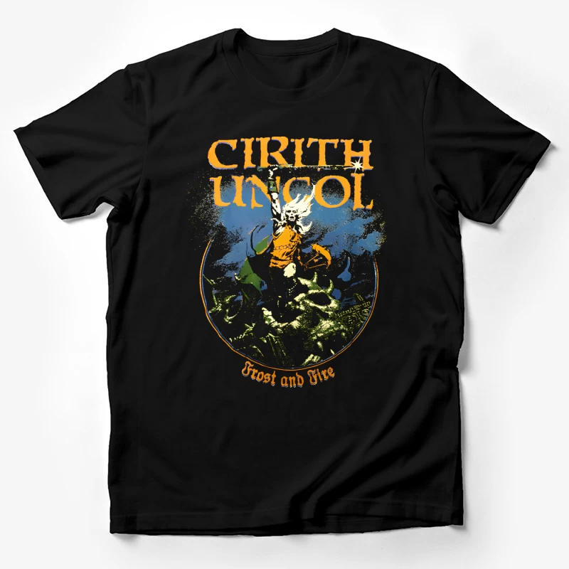 Cirith Ungol Frost and Fire Vintage Male T-Shirt