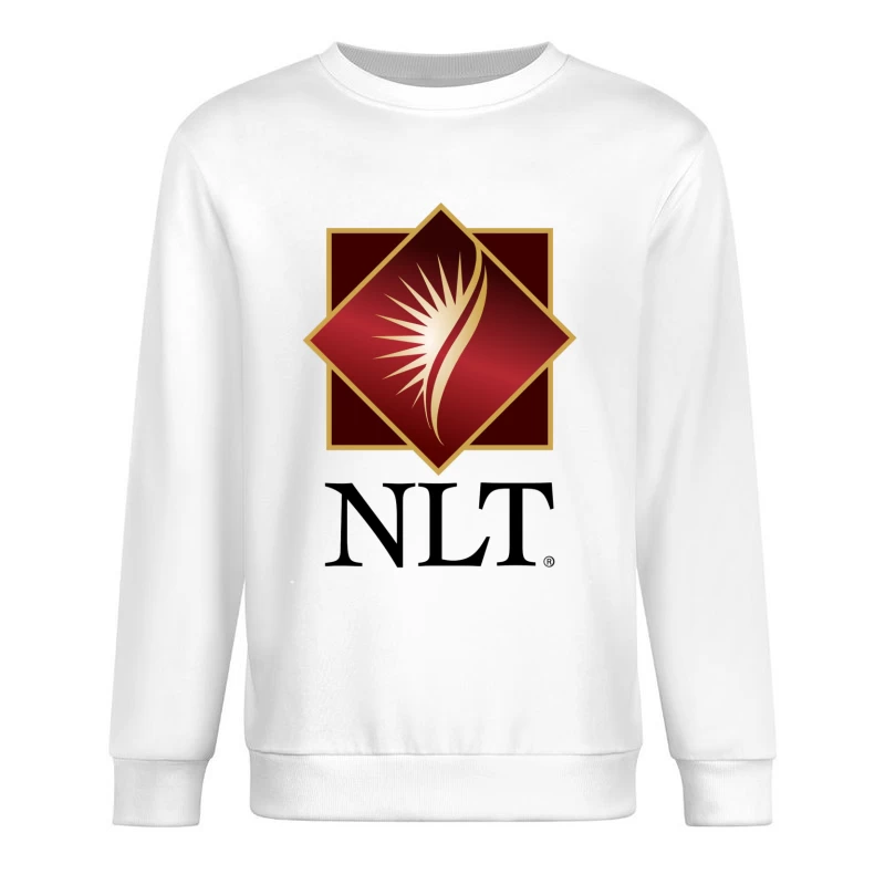 NLT Corporate Logo with Gold Diamond Design Male Pullover Sweatshirt