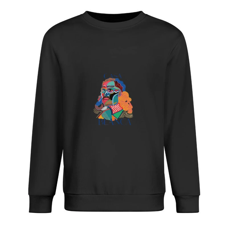 Bunte Kunst von Casa Blanca Herren Pullover Sweatshirt