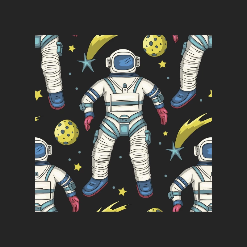 Motif d'astronaute dans l'espace Femme Sweat-shirt à enfiler