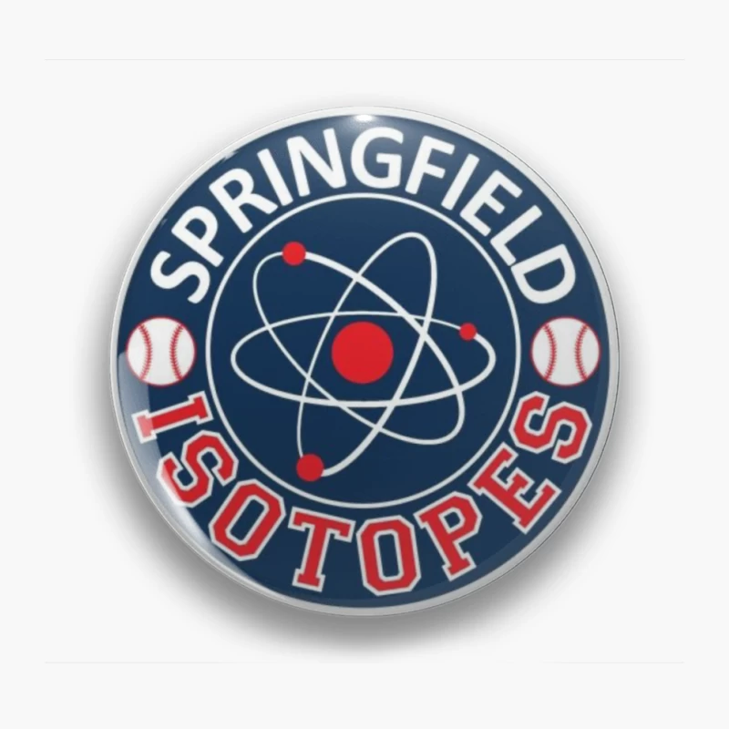 Springfield Isotopes Baseball 2 Pin