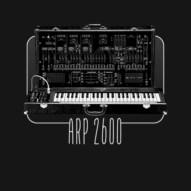 ARP 2600   Retro Synthesizer Lover Design Mouse Pad