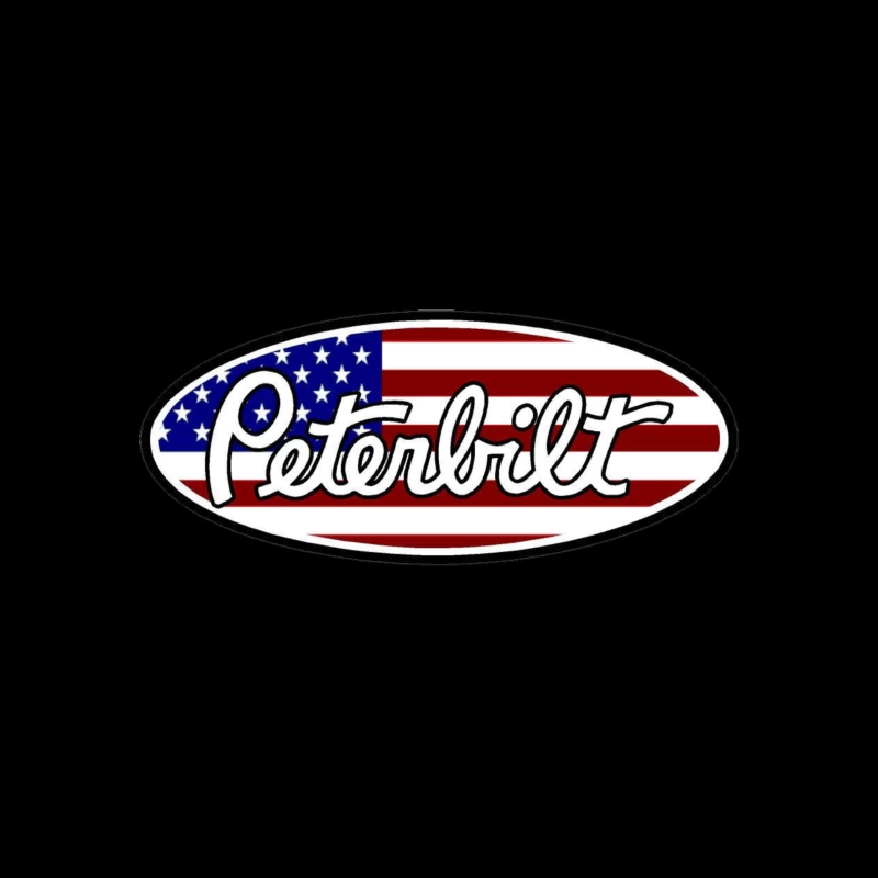 Peterbilt Truck Throw Pillow