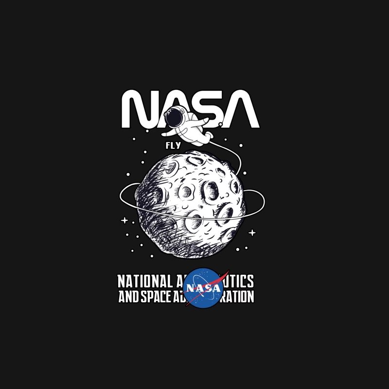 NASA-Entwurf mit Astronauten und Mond Damen T-Shirt