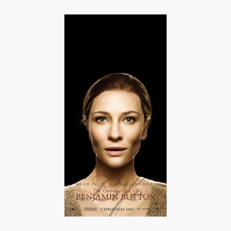 The Curious Case of Benjamin Button: Dramatic Portrait Poster for Christmas Release iPhone Case