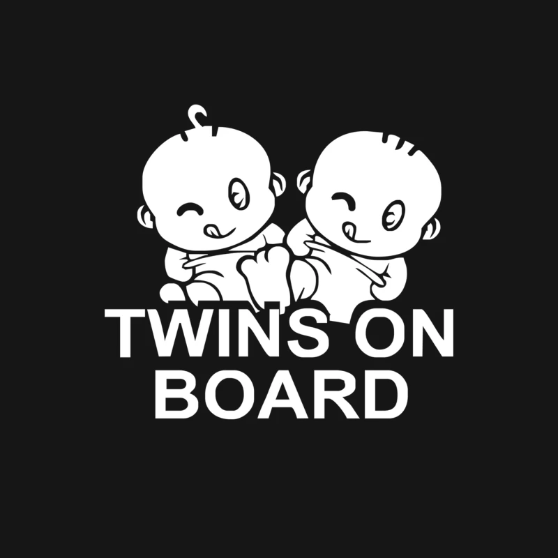Twins on Board! Female Long Sleeve T-Shirt