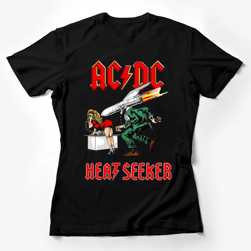 Retro Rock - AC/DC HEATSEEKER Female T-Shirt