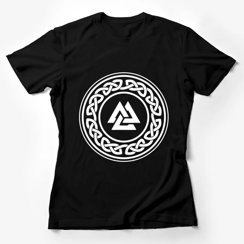 Triad Knot: Timeless Celtic Elegance Female T-Shirt