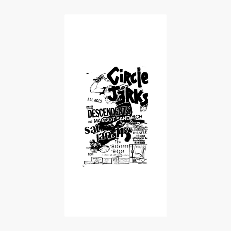 Circle Jerks iPhone Case