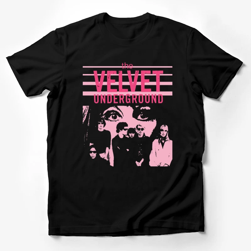 The Velvet Underground Vintage Pink Album Art Design Male T-Shirt