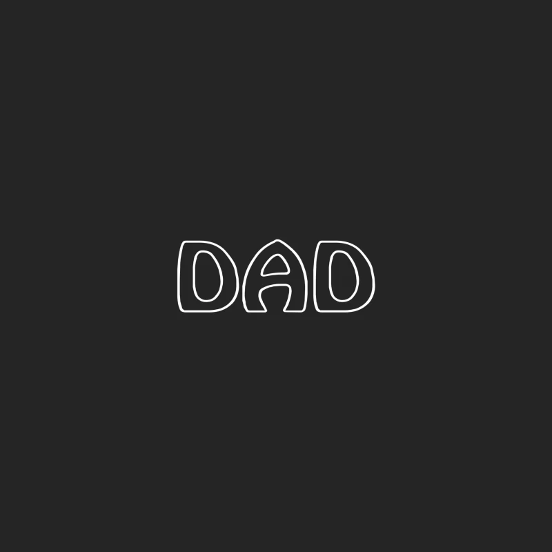 Motif Texte DAD Minimaliste Homme Sweat-shirt à enfiler