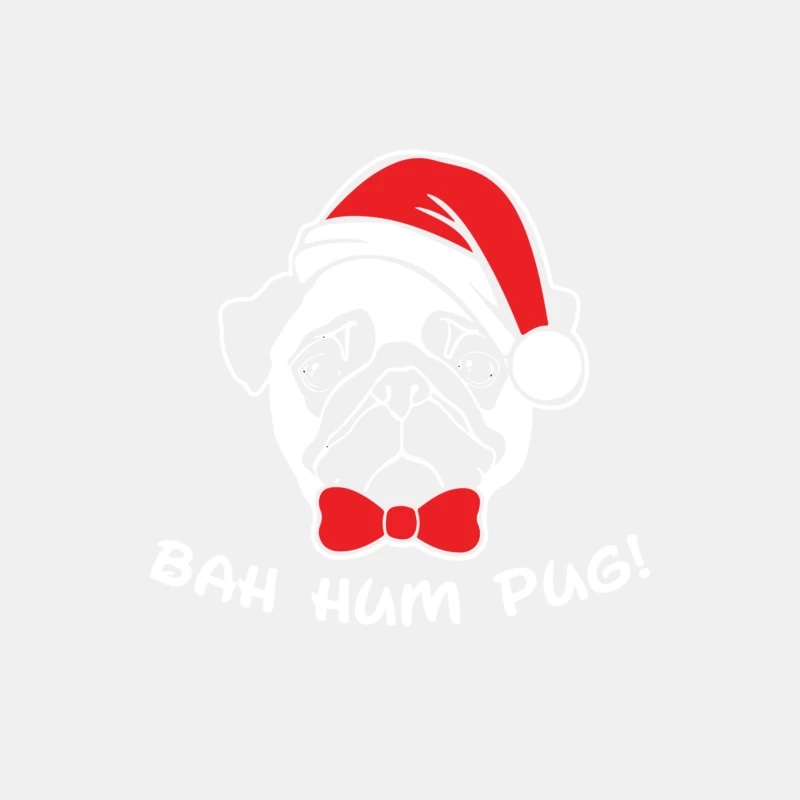 Bah Hum Pug Scrooge Grinch Christmas Male Tank Top