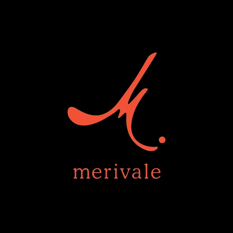 Merivale Hospitality Group Minimalist Red Logo Design Mouse Pad