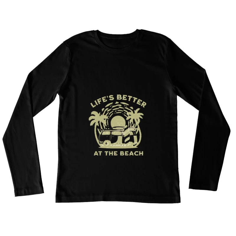 Van de plage Femme Manches Longues T-Shirt