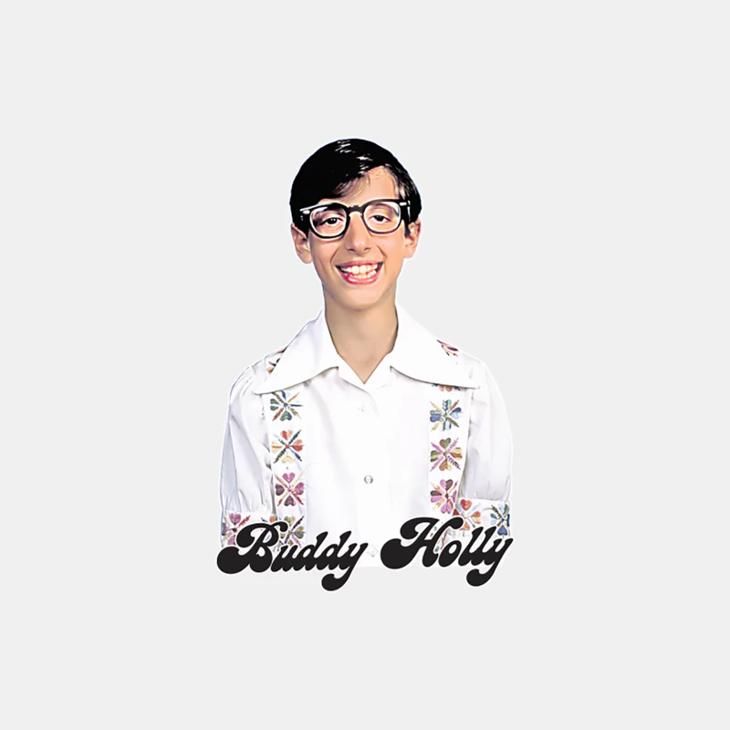 Buddy Holly - Retro Humor Design Male Tank Top