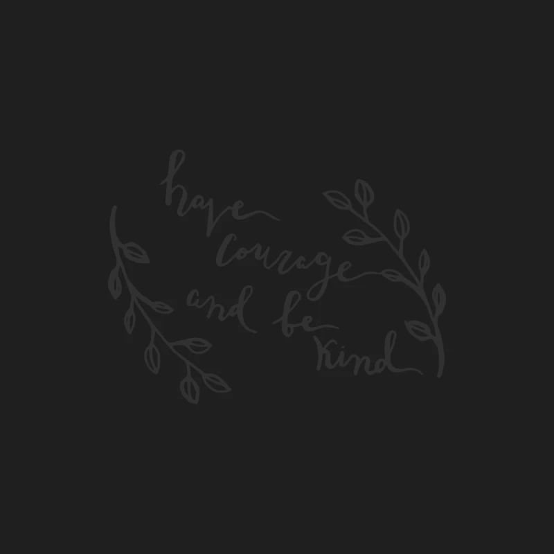 Citation inspirante avec courage et gentillesse Homme Débardeur