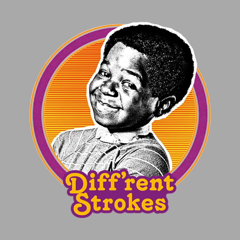 Diff_rent Strokes  80s Vintage Look Fan Design Female Pullover Hoodie