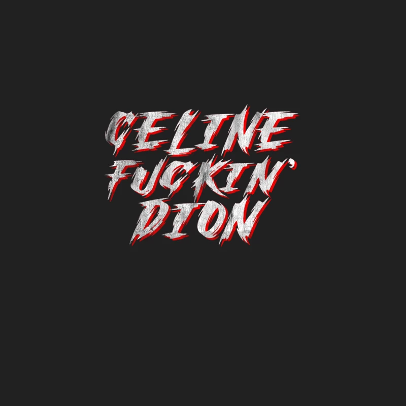 Celine Fuckin_ Dion  80s Hard Rock Aesthetic Bucket Hat