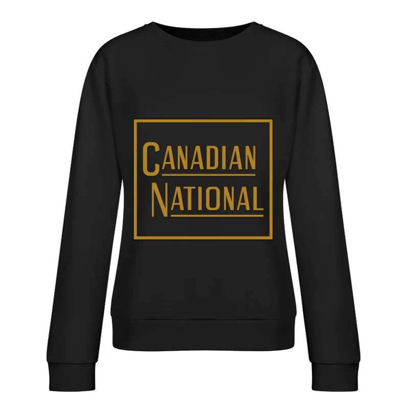 Canadian National Railways 2 Female Pullover Sweatshirt