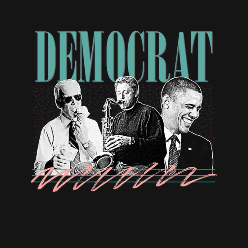 Democrat   Retro Style Aesthetic Design Mouse Pad