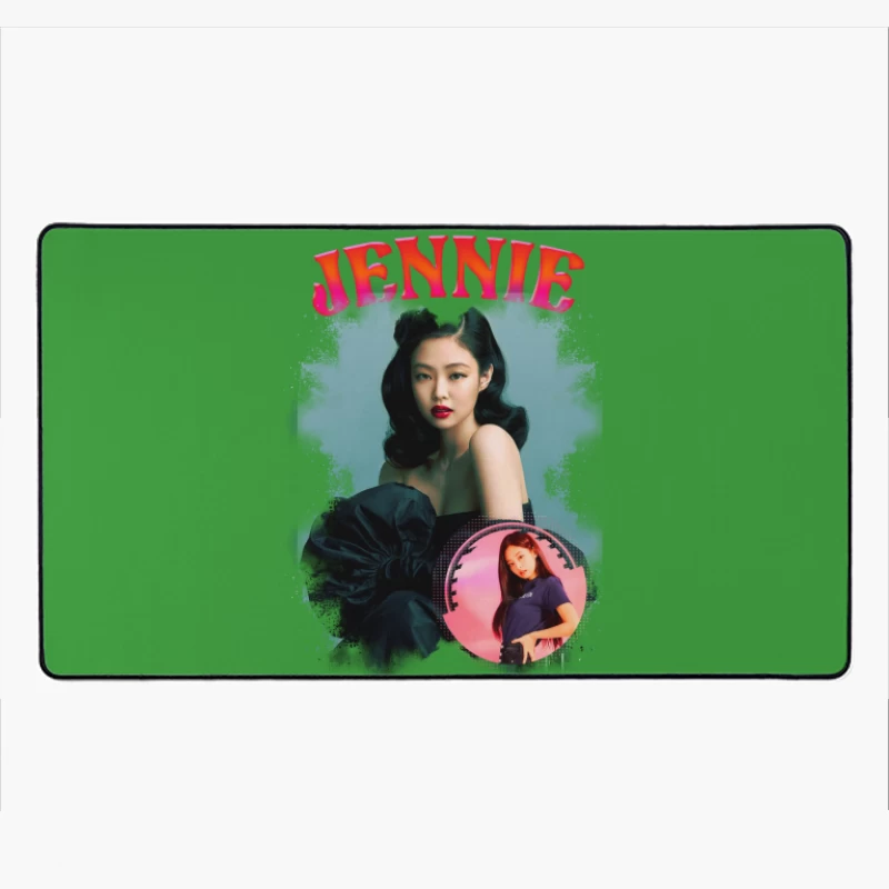 Stylish Portrait of Jennie Desk Mat