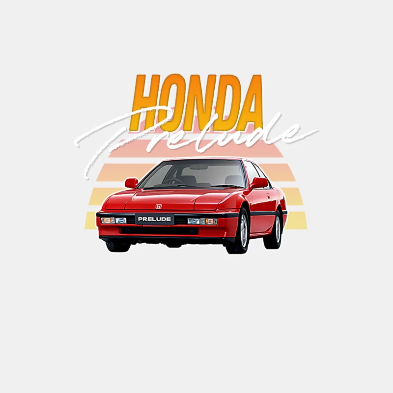 80s Honda Prelude  Retro Gift Design Male Tank Top