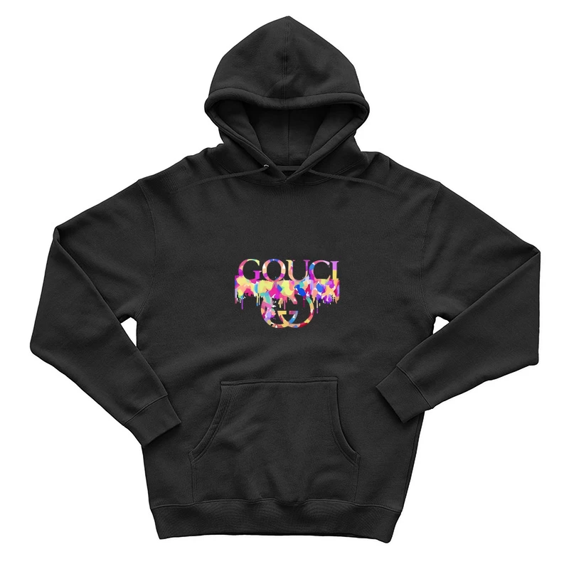Bunte Spritzer auf Gouci Design Herren Pullover Hoodie