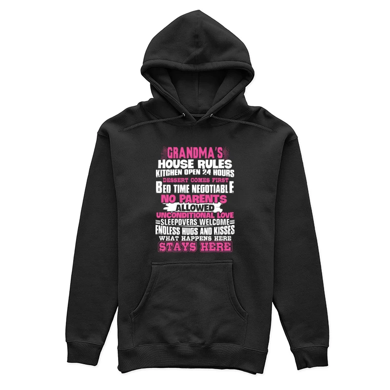 Règles amusantes chez Grand-mère Femme Sweat à capuche