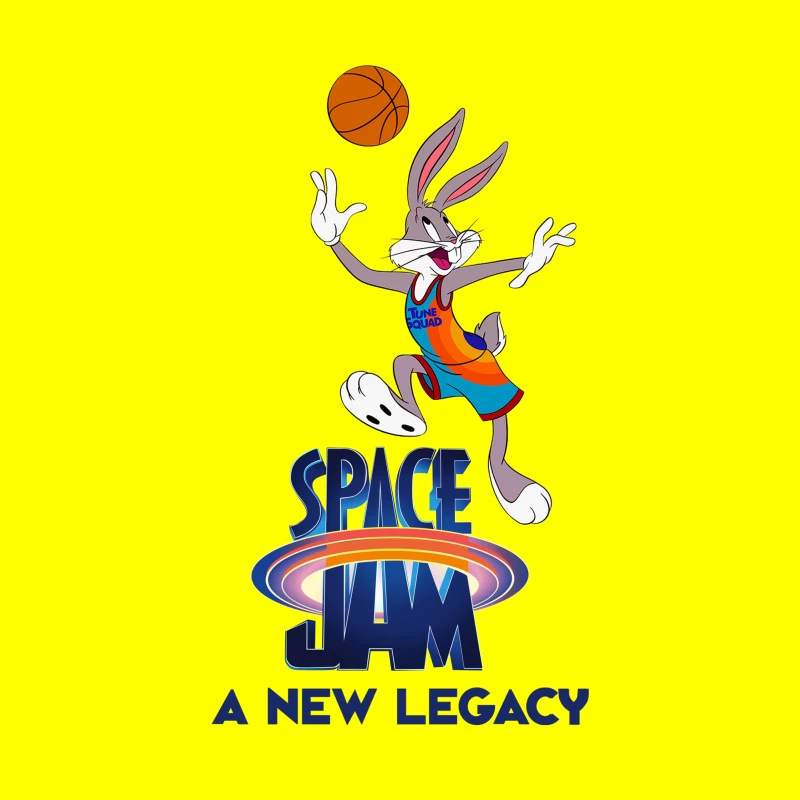 Space Jam: A New Legacy - Cartoon Basketball Animation Throw Pillow