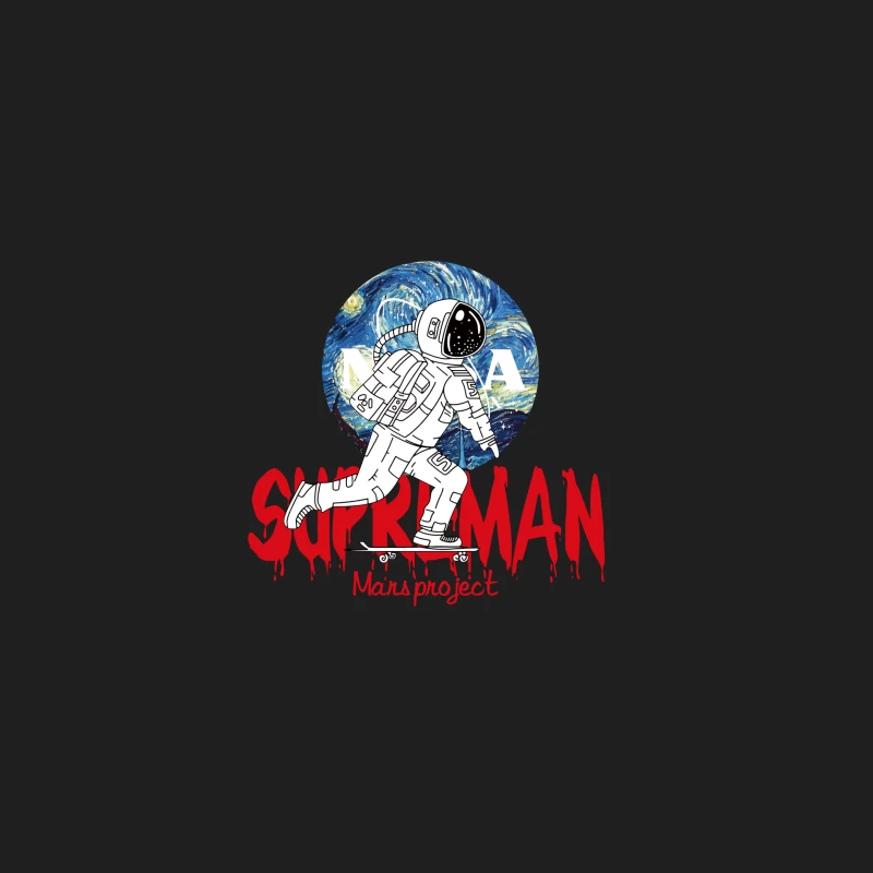 Superman Mars Projekt Astronaut Herren Tanktops