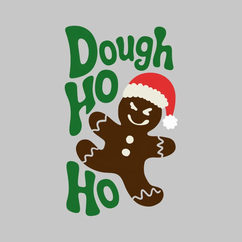 Festive Gingerbread Cookie with Santa Hat Christmas Design Female Long Sleeve T-Shirt