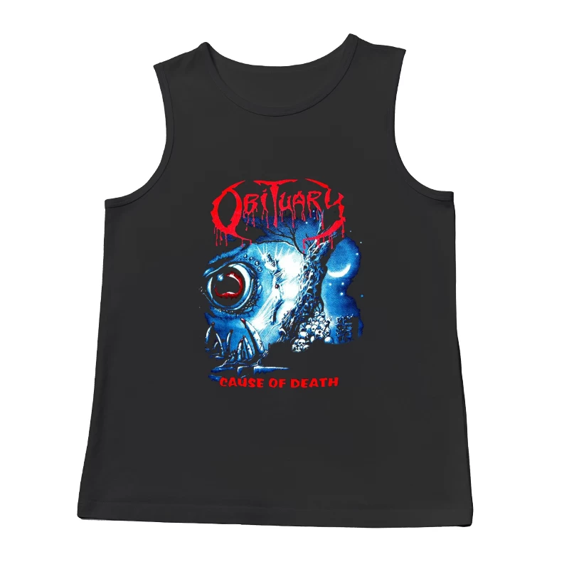 Obituary Cause Of Death Male Tank Top