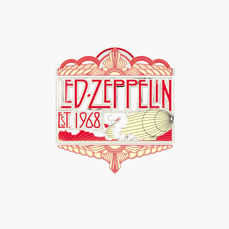 Led Zeppelin Est 1968 Cotton Tote Bag