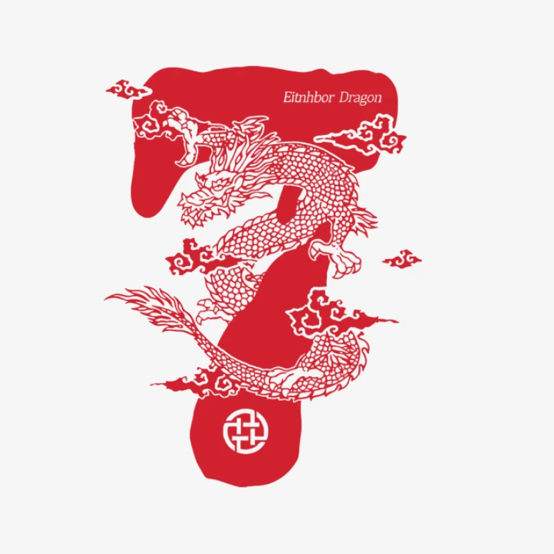 Drachenkunst, Mythologie, Traditionelles Design Herren Langarm T-Shirt