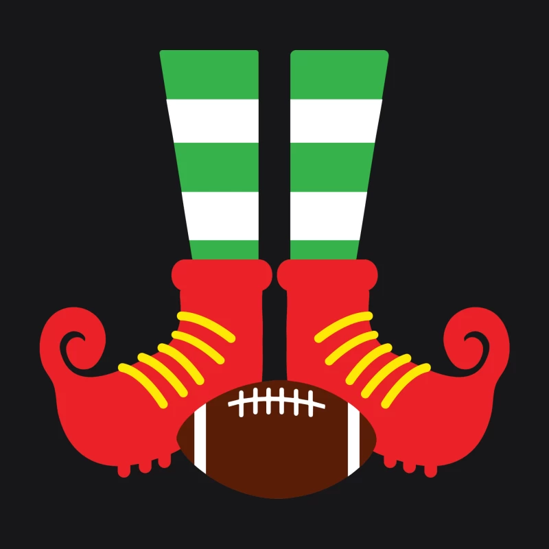 Jambes de lutin avec ballon de football Homme Sweat à capuche