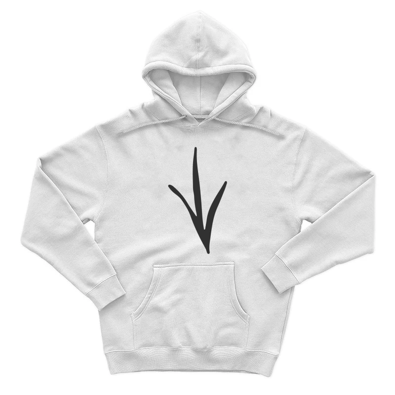 Empreinte d'oiseau minimaliste Homme Sweat à capuche