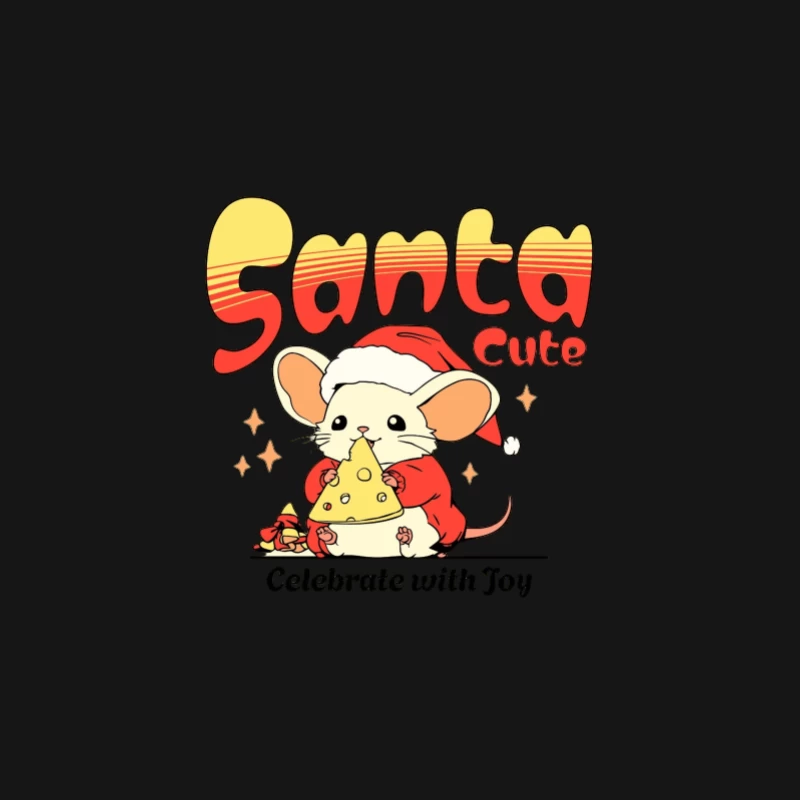 Design de Souris de Noël Mignonne Femme Manches Longues T-Shirt