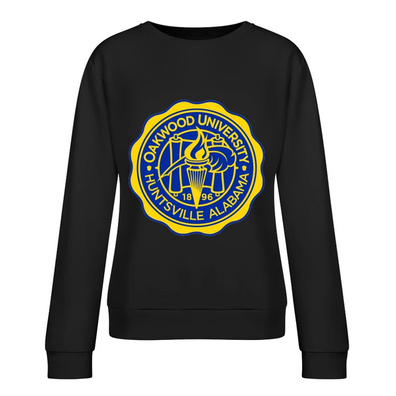 Official Seal of Oakwood University in Huntsville, Alabama Female Pullover Sweatshirt