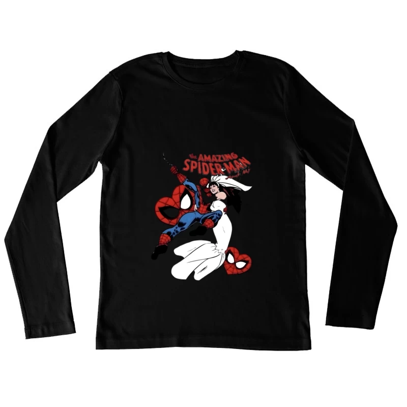 Scène de mariage de Spider-Man Femme Manches Longues T-Shirt