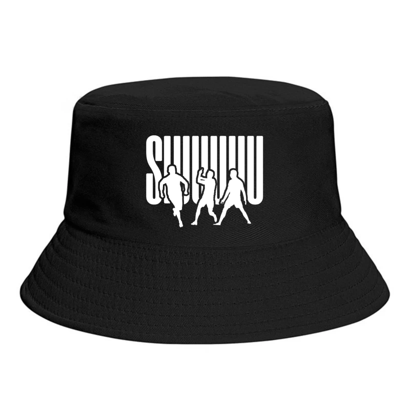 Dancing Silhouettes in Motion Bucket Hat